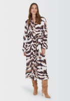 Kleid mit abtraktem Animalprint