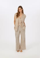Blazer jacket in shimmering linen