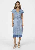 Jeanskleid in Midilänge