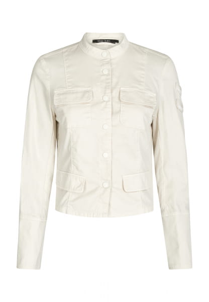Fieldjacket aus strukturierter Baumwolle