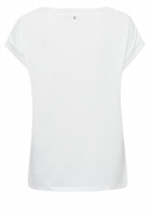 Shirtbluse mit kontrastfarbenem Motto-Print