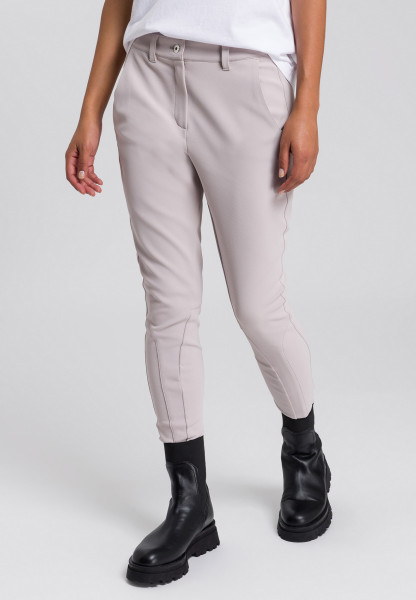 Riding style trousers made from structured jersey twill