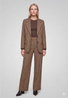 Oversize Blazer mit Vichy-Karo