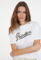 T-Shirt mit "Paradise"-Stickerei