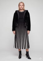 Faux fur jacket with mink look