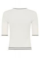 Pullover mit Kontrastdetails