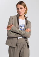 Sports jacket made from technical jersey