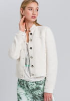 Short jacket with franking details