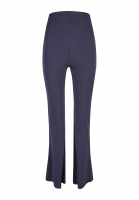 Flared jersey trousers