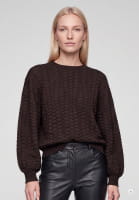 Pullover aus sparkling Kroko-Jacquard