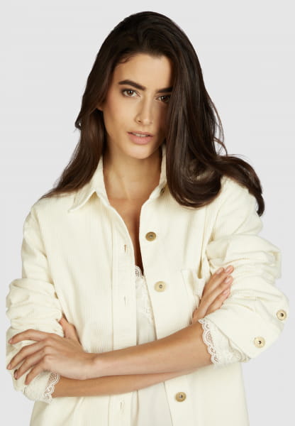 Oversize corduroy shirt