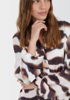 Kleid mit abtraktem Animalprint