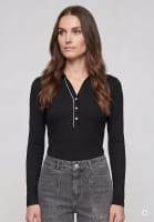 Polo shirt with decorative trim