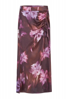 Floral-print skirt