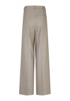 Pants with satin stripes