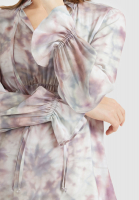 Bluse mit Batikprint