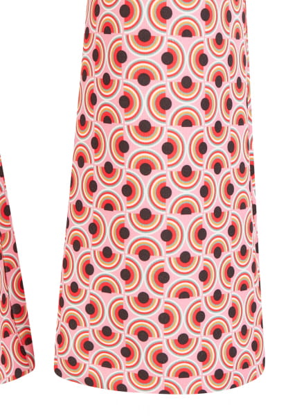 Jersey trousers with minimal print