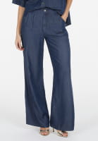 Hose aus Tencel in Jeansoptik