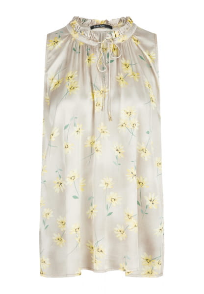 Top with floral print