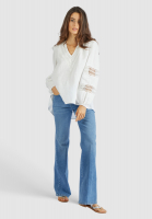 Blue Denim Flared Jeans