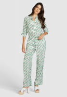 Pyjama bottoms with art deco print