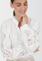 Bluse aus lässigem Viskose-Mix