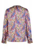 Blouse with paisley print