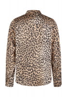 Blouse with leopard print