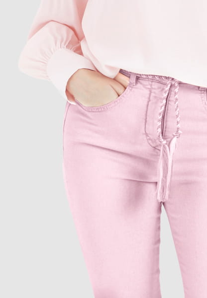 5-pocket trousers with drawstring