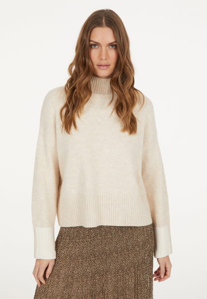 Contrast Intarsia Sweater