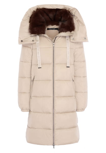 Puffer coat with hood