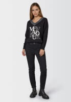 Pullover mit Motto-Print