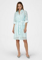 Dress with eyelet embroidery