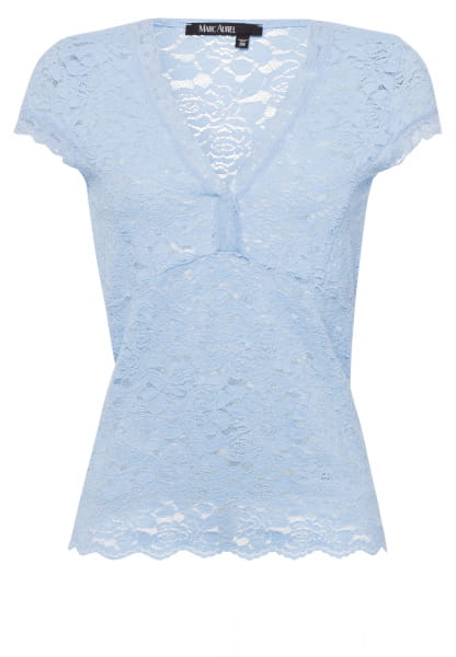 Elastic lace top