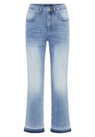 Cropped flared jeans