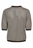 Sweater in mesh structure