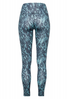 Leggings with accentuated reptile print