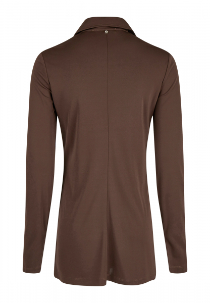 Bluse aus fließendem Crêpe-Jersey