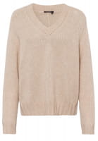 Cashmere sweater with V-neck