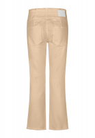 Cropped flared jeans in a recycled cotton blend with stretch