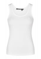 Tank top with logo embroidery