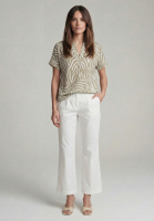 Tunic blouse with print