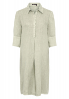 Leinenkleid mit Hemdkragen