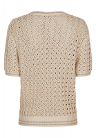 Sweater with lurex stripes