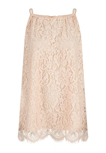 Top in lace look