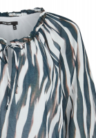 Bluse mit abstraktem Animalprint