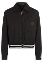 Jacke mit Kontrastbund
