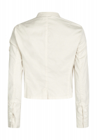 Textured cotton field jacket