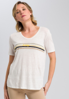 T-shirt with striped motif