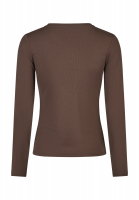Rippshirt mit Schmuckband